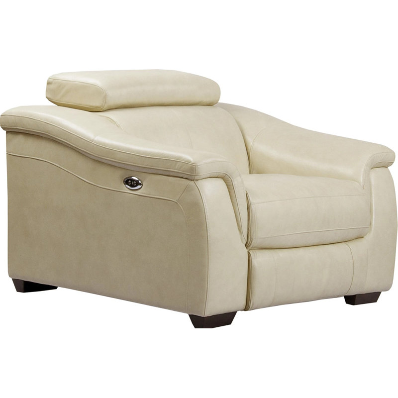 Ebern Designs Accalia Leather Power Wall Hugger Recliner Wayfair